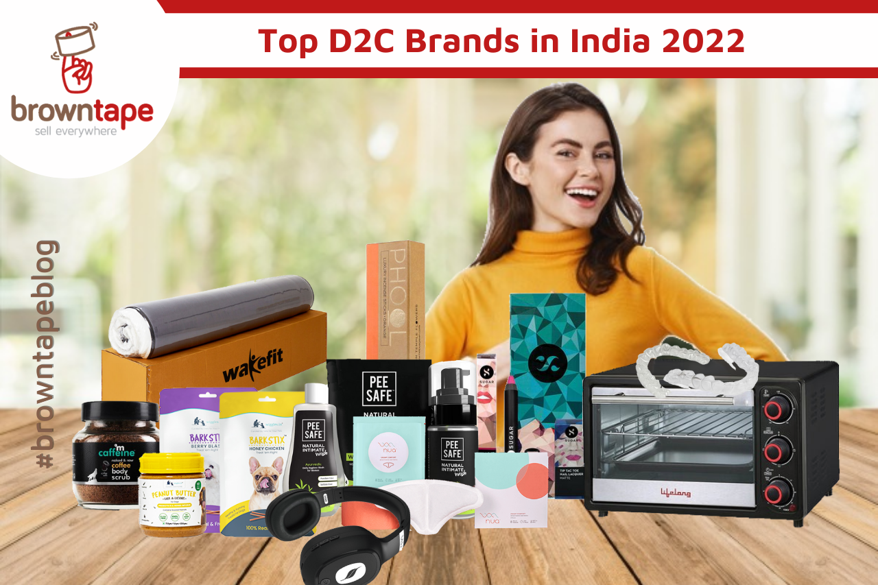 Top D2C Brands in India 2022 Browntape
