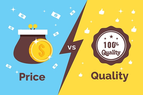online selling mistakes- price vs quality